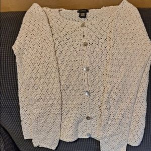LL Bean Crochet Cardigan